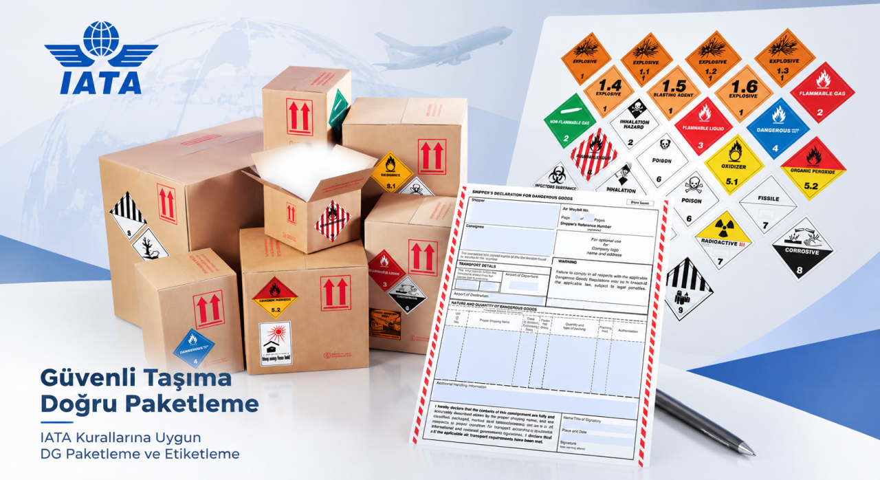 IATA Kurallarına Uygun DG Paketleme ve Etiketleme Rehberi